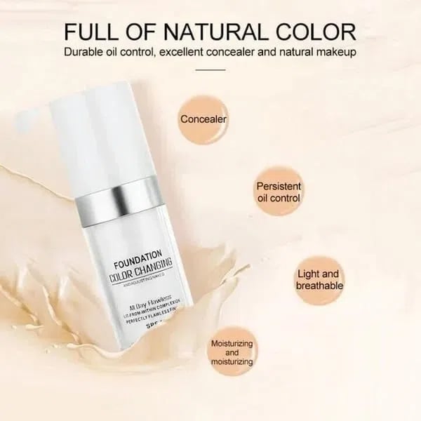 🔥LAST DAY - BUY 1 GET 1 FREE JUST $9.99 PER BOTTLE🎉Colour Changing Mature Skin Foundation