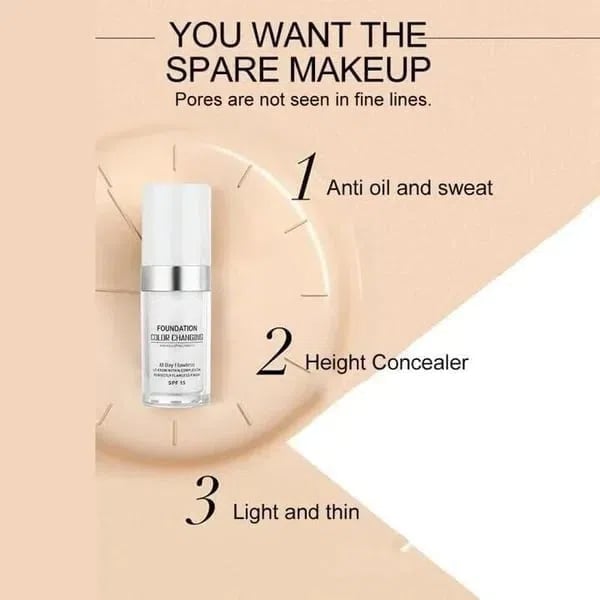 🔥LAST DAY - BUY 1 GET 1 FREE JUST $9.99 PER BOTTLE🎉Colour Changing Mature Skin Foundation
