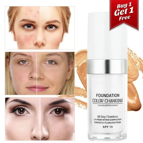 🔥LAST DAY - BUY 1 GET 1 FREE JUST $9.99 PER BOTTLE🎉Colour Changing Mature Skin Foundation